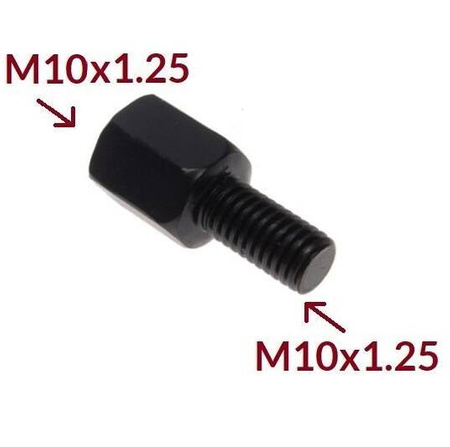 Mirror Adapter 10mm Inner/Outer Left-Thread Moped Motorcycle Scooter