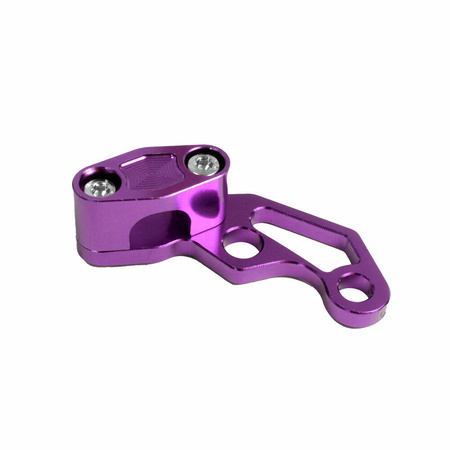 Brake Line Holder for Simson S50/S51/S70 — Purple Anodized CNC