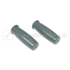 Rubber grips (pair) for handlebars 22 mm Classic Vintage - gray