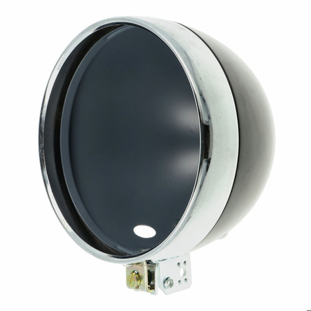 Headlight housing with spherical lamp in old design for Simson S51 S50 - metal