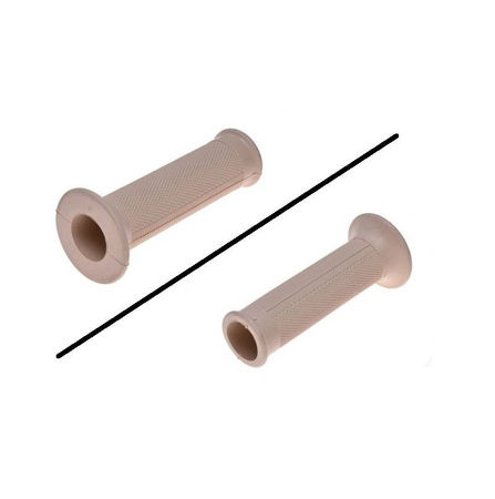 Beige Right Grip Rubber (no hole) for Simson AWO KR51 SR4 MZ