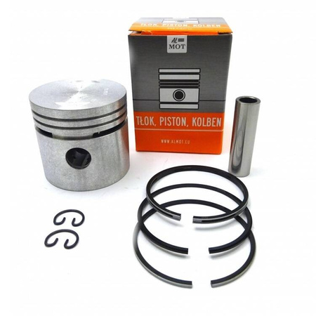 Set piston ø52.50 1st oversize + piston rings + piston pin 12mm for MZ RT 125, IWL