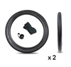 2x Inner Tube & Rim Tape 2.25x18 for Moped Kreidler/Florett/Zündapp