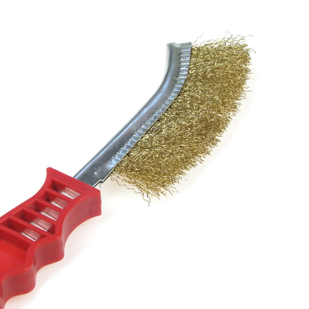 270mm steel wire brush, brake brush, caliper brush, steel-brass wire brush