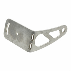 Stainless-steel Plate Holder Type 2 for Simson S51 Rear Shock — Side Mount