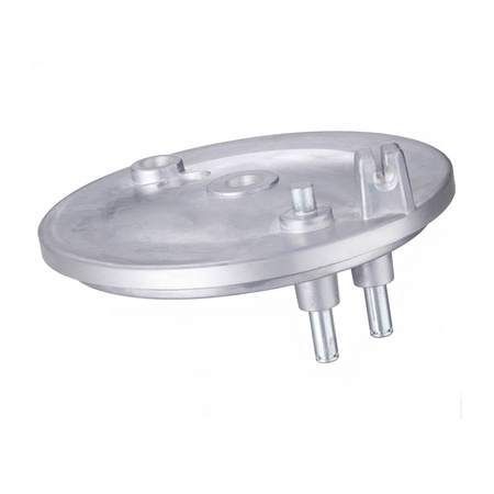 Rear brake plate no hole - Simson S51/SR50/KR51/SR4, natural aluminium