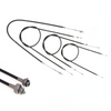 Bowden Cable Kit + Speedo Cable for MZ RT 125/3 (5pc) - Black, New