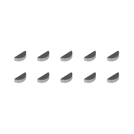 10x 3x3.7mm Half-Moon Key for Simson S50 S51 KR51 SR50 - Clutch