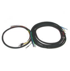 Cable harness for DKW NZ 250, NZ 350, NZ 500 with colored circuit diagram