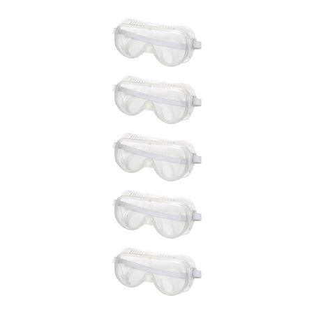 5x Schutzbrille SET Sicherheitsbrille Augenschutz Arbeitsschutzbrille