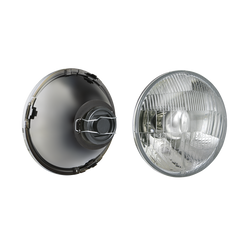 Headlight insert with parking light for Simson S50 S51 S70 with E-mark