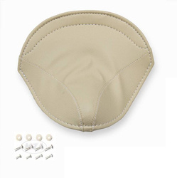 Beige Seat Cover with Split Rivets for Simson SR1