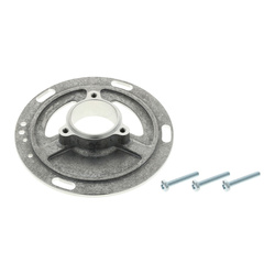 Stator support plate with screws for direct bolting to the motor