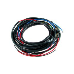 Wiring Harness for SIMSON AWO 425 SPORT w/ Brake Light, Color-coded Diagram