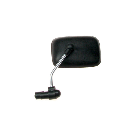 2x Universal 19mm Handlebar Mirrors Square (R/L) for Moped - Short