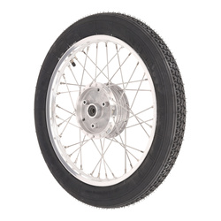 Complete 1.50x16 Wheel for SIMSON DUO/KR51/S50 - Polished Alloy Rim