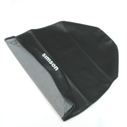 Waterproof Seat Cover for Simson SR50/SR80/S53/S83 - Smooth Black