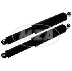Pair of struts shock absorbers with plastic sleeve for Simson KR51 SR4-2 / 3/4 - black