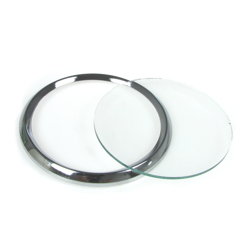 Speedometer ring ø80 + glass for speedometer MAW tachometer for MZ ETZ TS, AWO EMW IFA BK