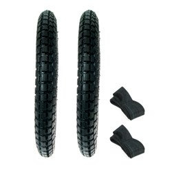 2x Reifen 2,50x9 F-869 + 2x Schlauch für Romet Pony, Hercules CB CityBike