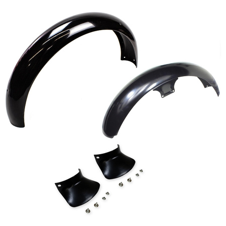 Set of 2x mudguards black for Simson S51 S50 - 1st choice