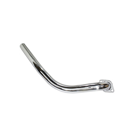 Chrome Exhaust Header for Jawa 50 Mustang (Short Version)