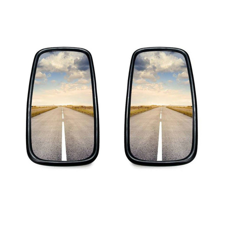2x Side Mirrors 365x190mm Truck/Tractor/Excavator Mercedes Iveco Volvo