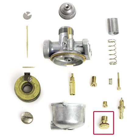 Śruba mocująca dyszę gaźnika NKJ 123-4 do Simson SR1 SR2 Spatz KR50 MAW