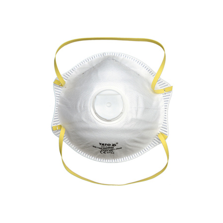 10x respirator dust mask with valve FFP2 (individually packed)