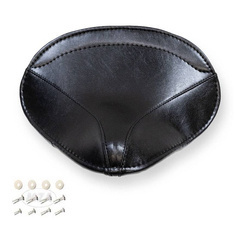 Simson SR2 / SR2E Seat Cover with Split Rivets - Black
