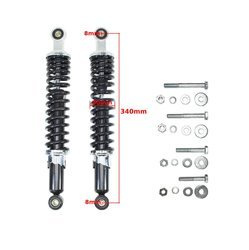 Set Stoßdämpfer + Schrauben Federbein 340mm für Simson S50 S51 Enduro S83 SR50