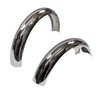 Chrome front & rear fender set for Simson S50/S51 - 2nd choice