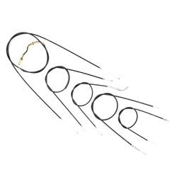 Replacement Bowden cable set for NSU Quickly F23/S2-23 3-speed – black