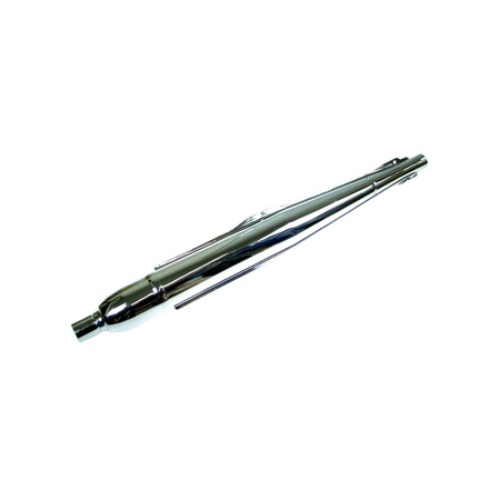 Chrome exhaust muffler w/ clamp for Jawa 50 Pionyr 05/20/21