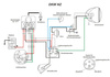 DKW NZ 250/350/500 Wiring Harness with Color-Coded Wiring Diagram