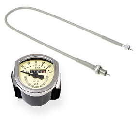 Prędkościomierz Crest Prędkościomierz z linką prędkościomierza (50 km/h) do Simson SR2 - szary