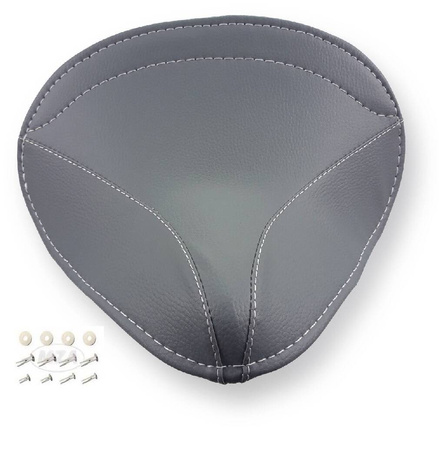 Seat cover with split rivets for Simson SR2/SR2E - grey