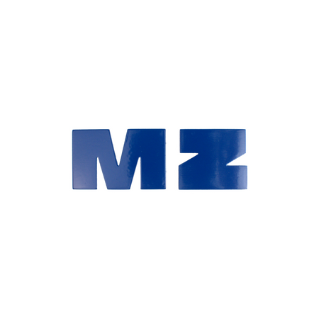 Letter M + Z tank for MZ ETZ125 ETZ150 ETZ250 ETZ251 - blue