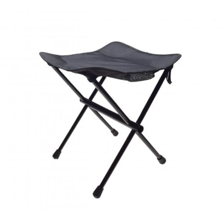 Folding stool compact and practical for camping and motorcycle trips