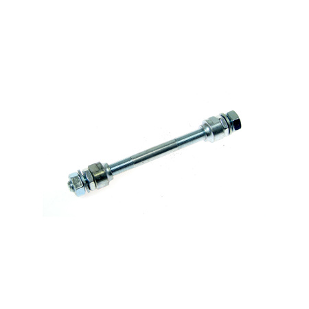 Front axle 10mm + cone + nut suitable for Simson SR2 SR2E KR50 SL1