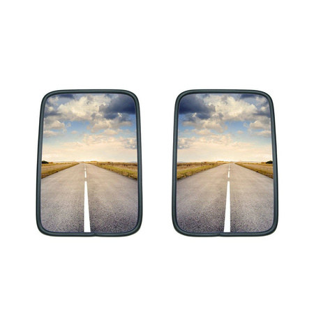 2x Side/Rearview Mirrors 310x205 for Truck Tractor Excavator MAN SCANIA