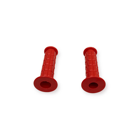Pair of Red Rubber Handlebar Grips for Simson S50 S51 S53 S70 SR50
