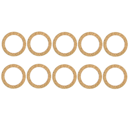 10x Cork Fuel Tank Cap Gaskets 60x80mm for AWO, MZ ES/ETZ, JAWA