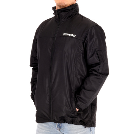 Rain jacket, color: black, size: XXXL - Motif: SIMSON