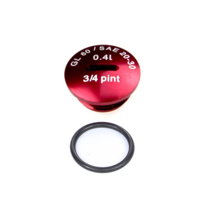 Red Aluminum Plug Screw with O-Ring for Simson S51 KR51 SR50