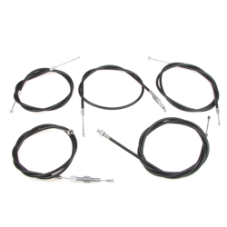 5-piece Black Bowden Cable Kit for Horex Regina – Control Cables