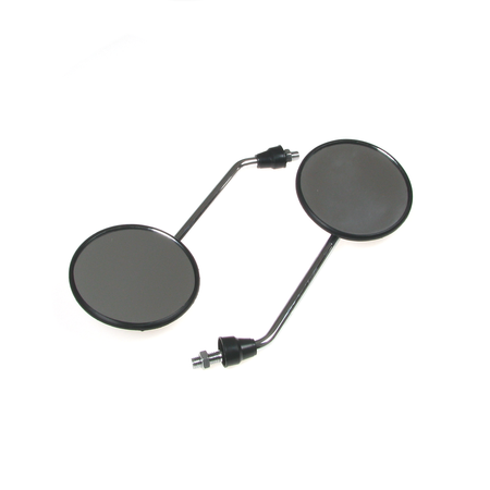 2x Chrome M10 Rearview Mirrors L&R for MZ ETZ/TS/ETS - New