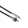 Speedometer cable for Zündapp Bella 175 S, 200, 201, 202, 203, length: 1400 mm, black