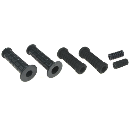 Rubber grips, footrests, kickstart & shift set for Simson S50/S51/SR50/SR4