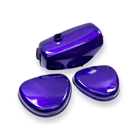 Tank set (without logo) for Simson S51 S50 S70 purple candy